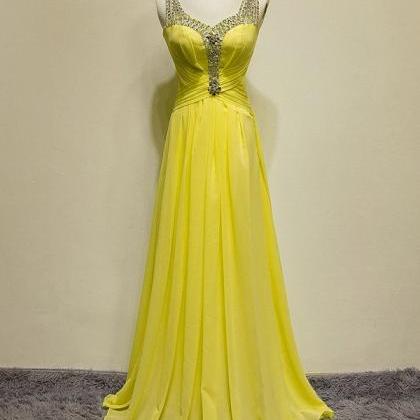 V-Neck A-Line Floor Length Chiffon Ruffle Dresses Slate Blue
