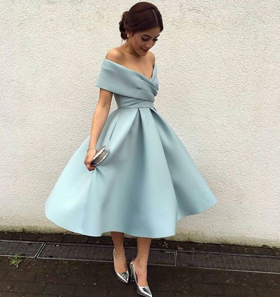 Elegant Knee Length Evening Dresses