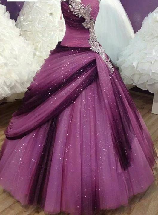 Exquisite Layered Prom Dresses,Sequins Ball Gowns,Beading Weeding ...