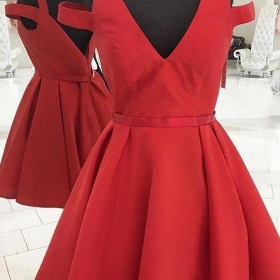 Short Red Prom Dress Homecoming Dress, Cheap Prom Dress,Charming Party ...